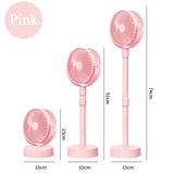 Foldable Rechargeable Mini Fan & Desktop Mini Fan