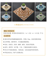 3D Visual Art Geometric Tile Decals