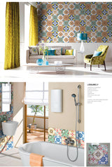 3D Visual Art Geometric Tile Decals