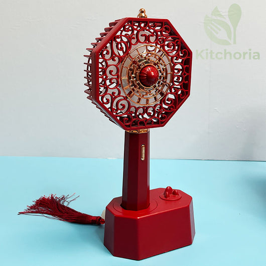 Chinese Traditional Style Hand-Held & Desktop Mini Fan