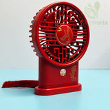 Chinese Traditional Style Hand-Held & Night Night & Desktop Mini Fan