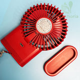 Chinese Traditional Style Hand-Held & Night Night & Desktop Mini Fan