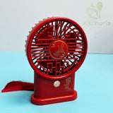 Chinese Traditional Style Hand-Held & Night Night & Desktop Mini Fan
