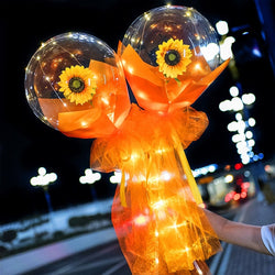 LED Luminous Balloon Sunflower Bouquet