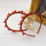 Double bangs hairstyle hairpin