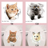 3D Cats Wall Stickers