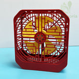 Chinese Traditional Style Desktop Mini Fan