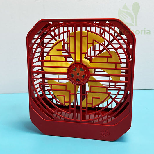 Chinese Traditional Style Desktop Mini Fan