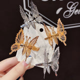 Moving Wings Butterfly Hair Clips