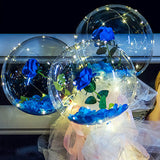 LED Luminous Balloon Rose Bouquet (Rose petals)