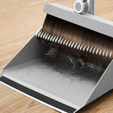 "Built-In Comb" Broom and Dustpan Set