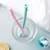 Reusable Collapsible Silicone Straws