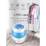 Folding washing machine