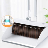"Built-In Comb" Broom and Dustpan Set