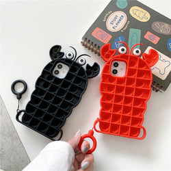Pop it Phone Case ( Red Crab )