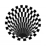 3D Vortex Illusion Rug