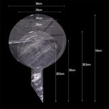 Transparent Bobo Balloons 18''20''24''36'' (10Pcs)