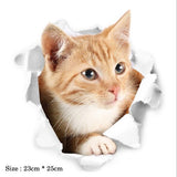 3D Cats Wall Stickers