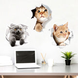 3D Cats Wall Stickers