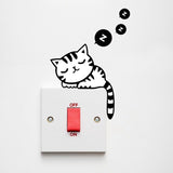 3D Cats Wall Stickers