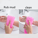 Silicone back scrubber