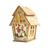 Christmas Tree Decoration Led Light Wood House