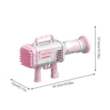 Led Electric Bubble Machine 44/52/64 Holes