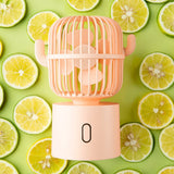Cute Cactus Mini Portable Fan
