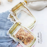 Reusable Ziplock Bags Mason Jar Zipper Bags