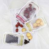 Reusable Ziplock Bags Mason Jar Zipper Bags
