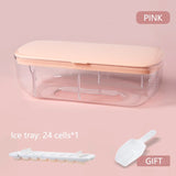 Double Layer Lazy Ice Maker Storage Box