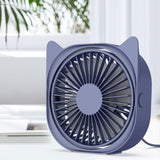 Desktop Mini Fan with LED Light