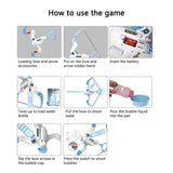 2 in 1 Electric Bubble Machine Bow and Arrow