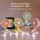 Cute Airship Desktop Fan & Night Light
