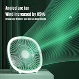 Desktop Mini Fan with LED Light