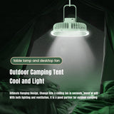 Desktop Mini Fan with LED Light