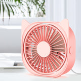 Desktop Mini Fan with LED Light