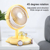 Cute Airship Desktop Fan & Night Light