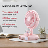 Cute Airship Desktop Fan & Night Light