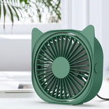 Desktop Mini Fan with LED Light
