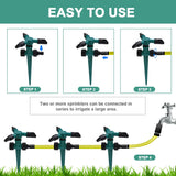 Automatic 360° Rotation Garden Sprinklers