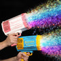 69 Holes Bubbles Machine Gun With Light