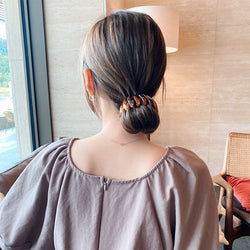 Vintage Geometric Retractable Hair Loops(2PCS)