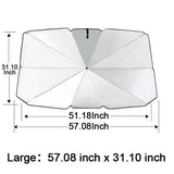 Foldable Car windshield  Sun Shade Umbrella