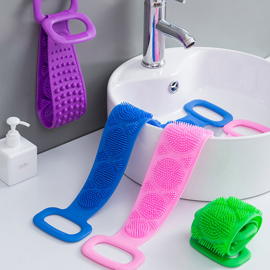 Silicone back scrubber