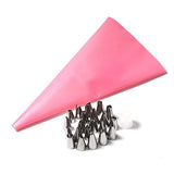 Reusable Silicone Tipless Piping Bags 26 PCS/Set