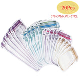 Reusable Ziplock Bags Mason Jar Zipper Bags