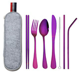 portable cutlery set with case