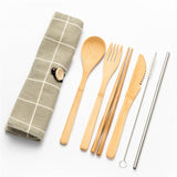  Bamboo Cutlery Set 