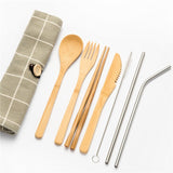  Bamboo Cutlery Set 